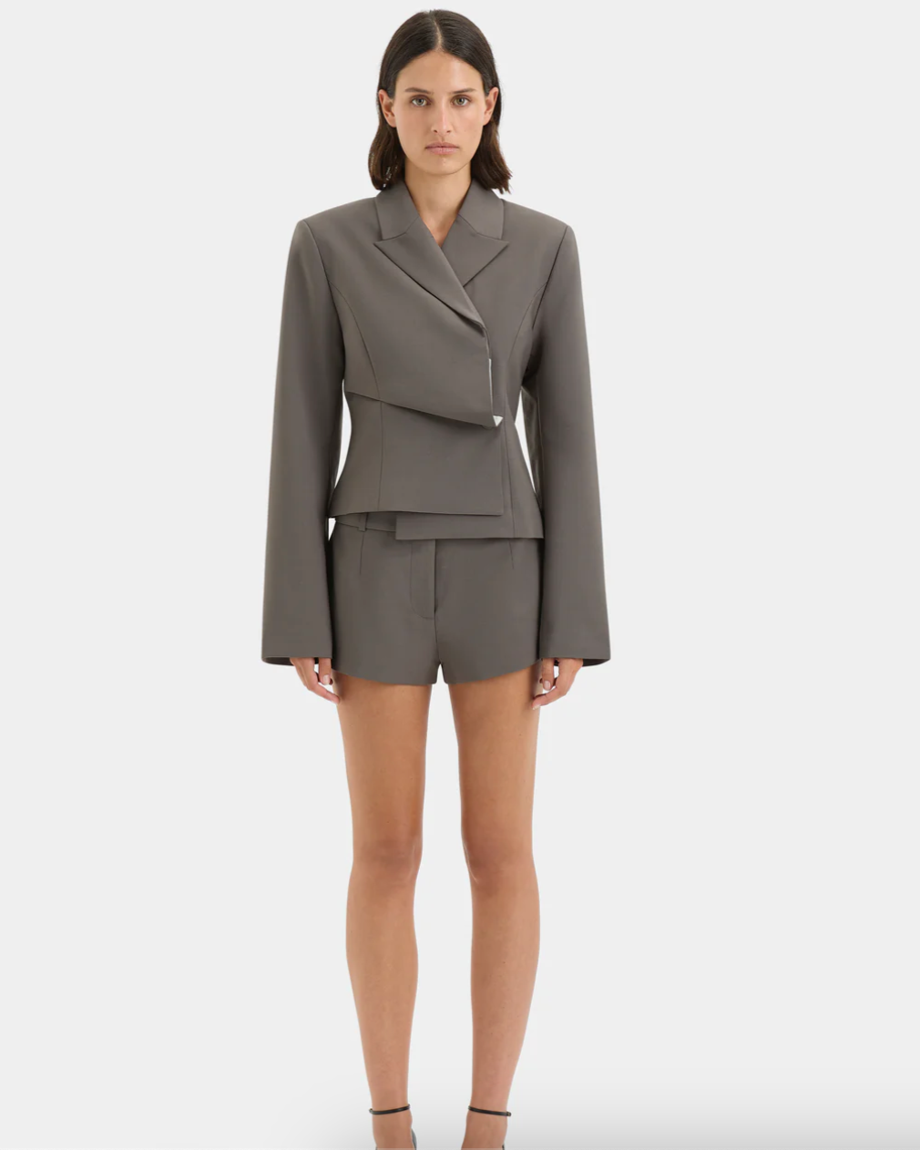 Maya Pleated Blazer & Maya Mini shorts